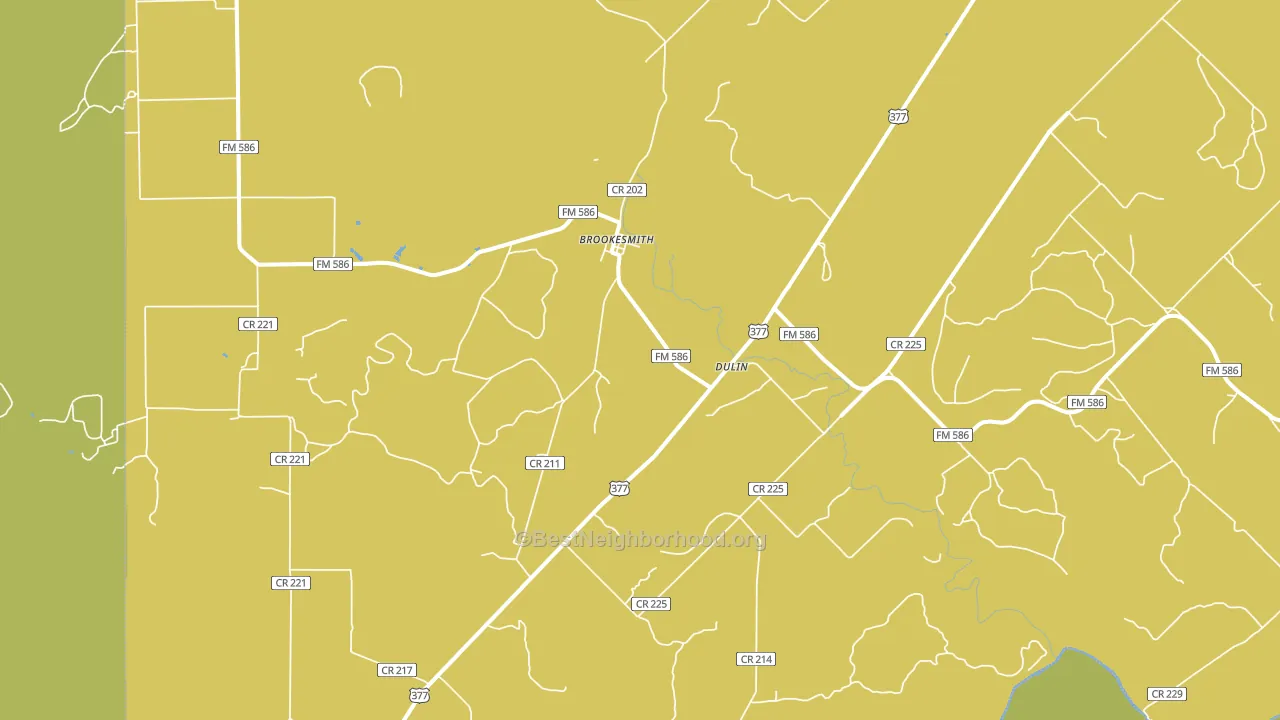 76827, TX block-group voter-turnout map