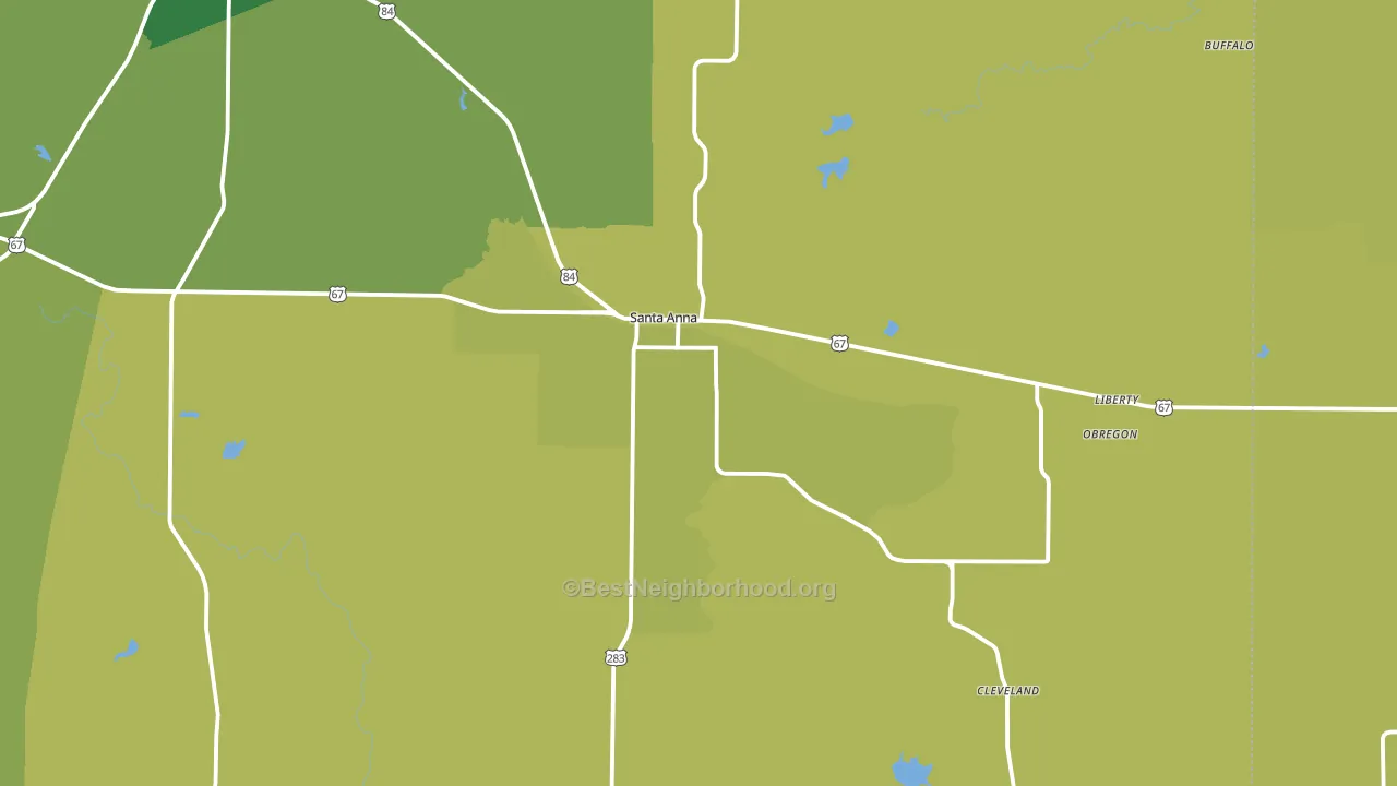 76878, TX block-group voter-turnout map