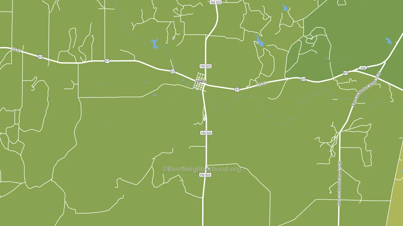 76884, TX block-group voter-turnout map