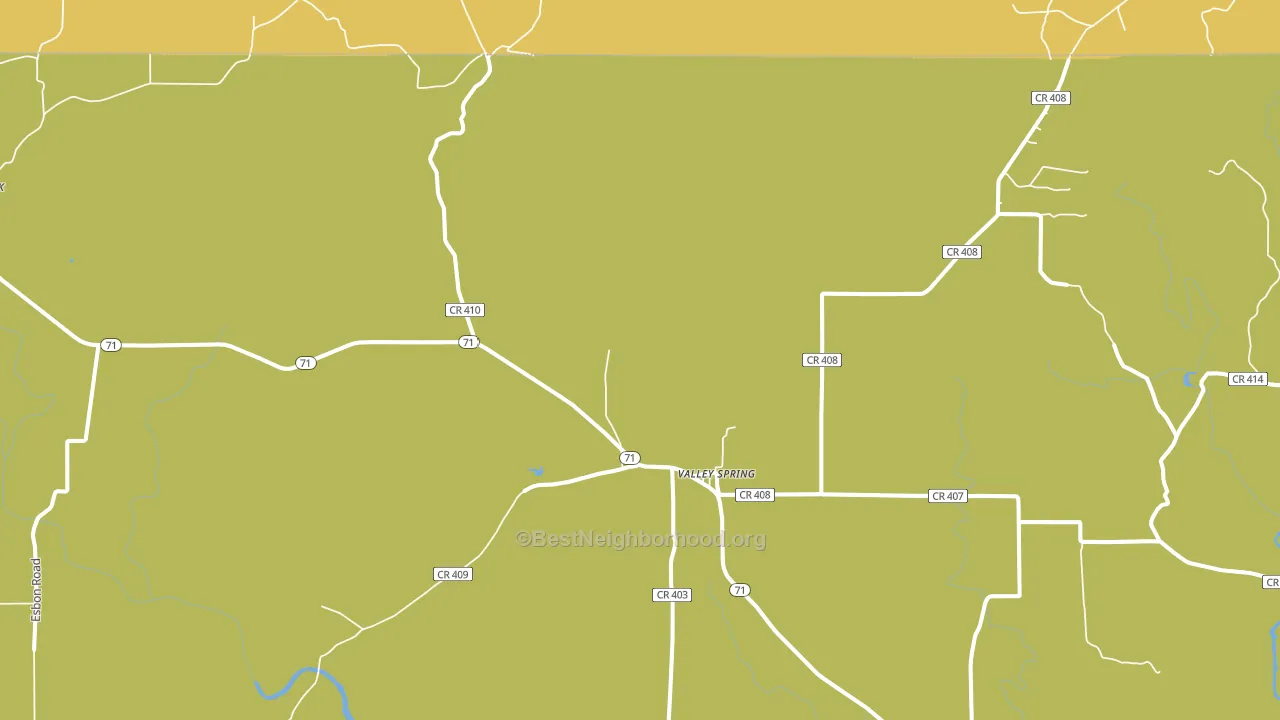 76885, TX block-group voter-turnout map