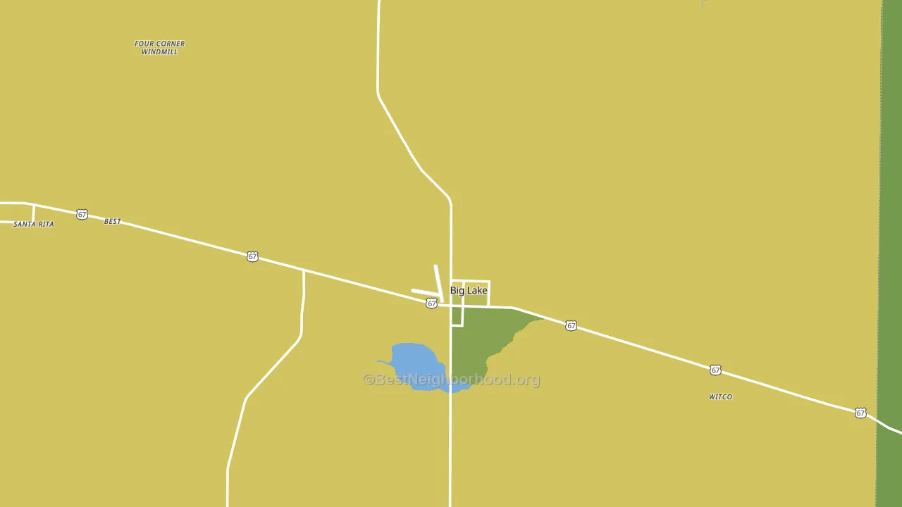 76932, TX block-group voter-turnout map