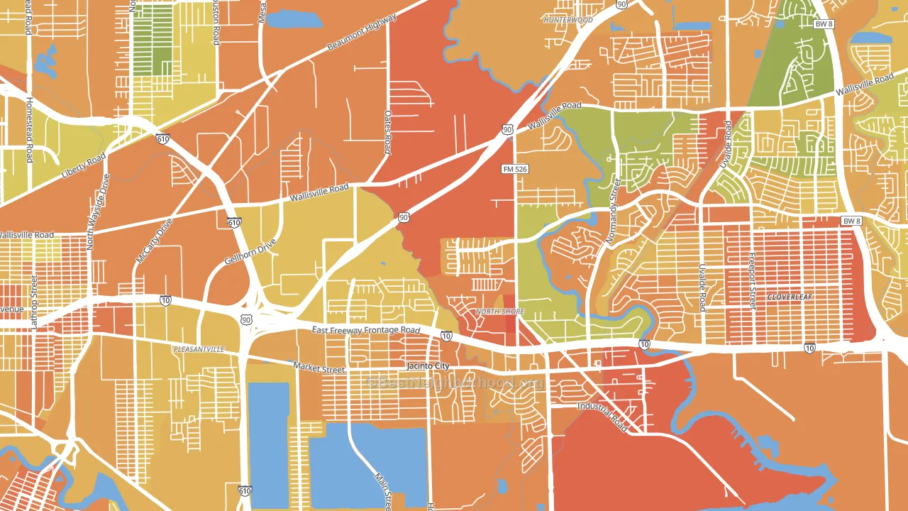 77013, TX block-group voter-turnout map