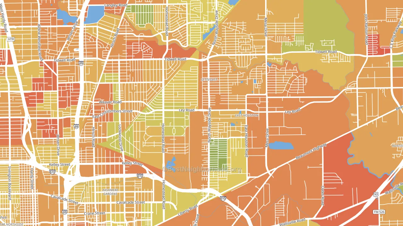77028, TX block-group voter-turnout map