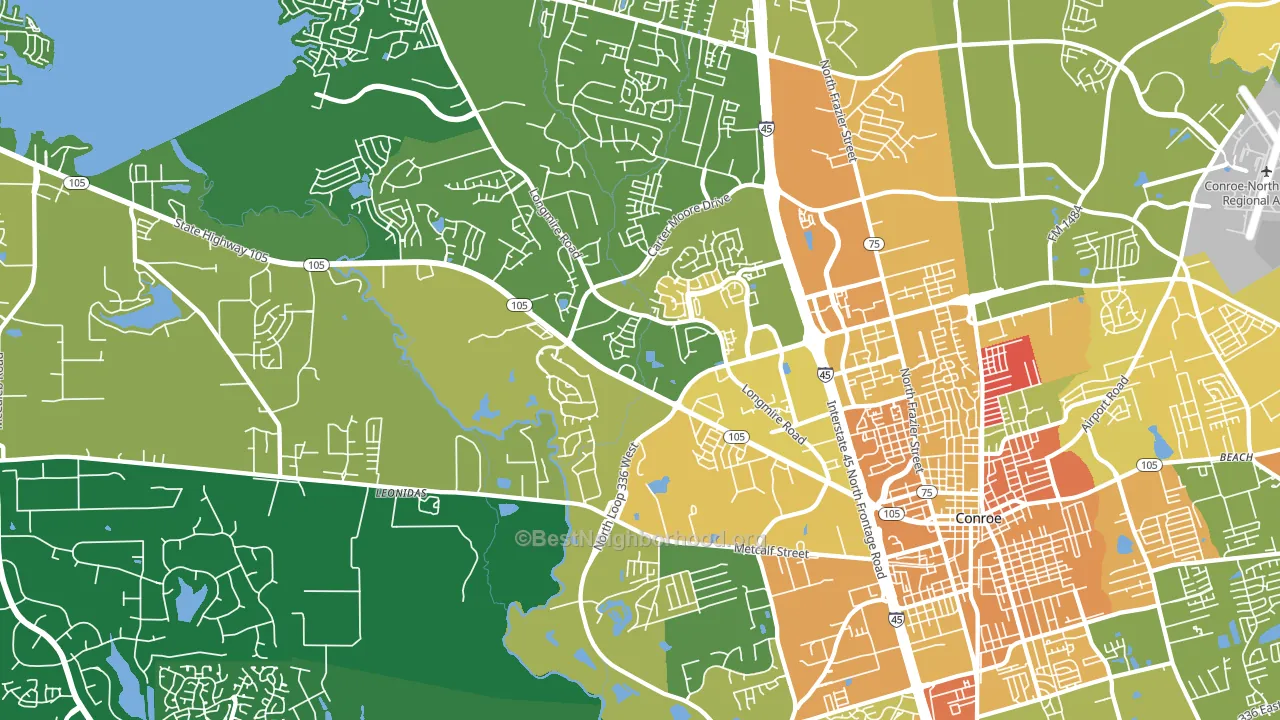 77304, TX block-group voter-turnout map