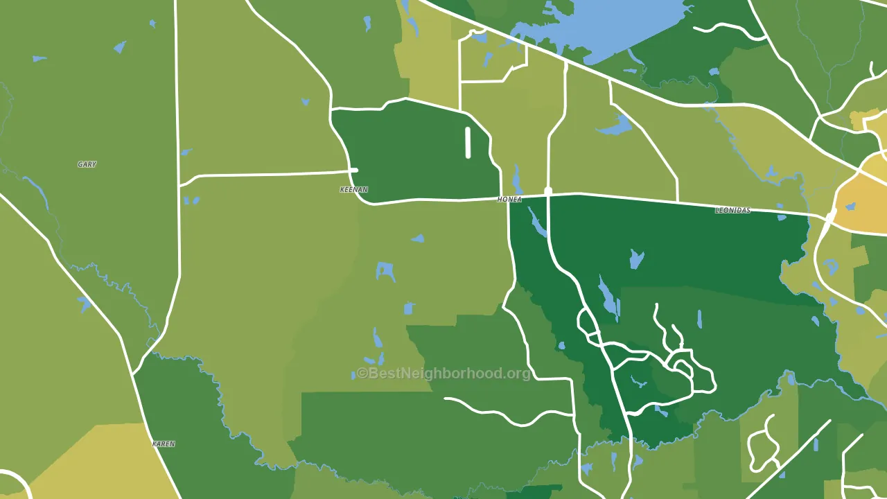 77316, TX block-group voter-turnout map