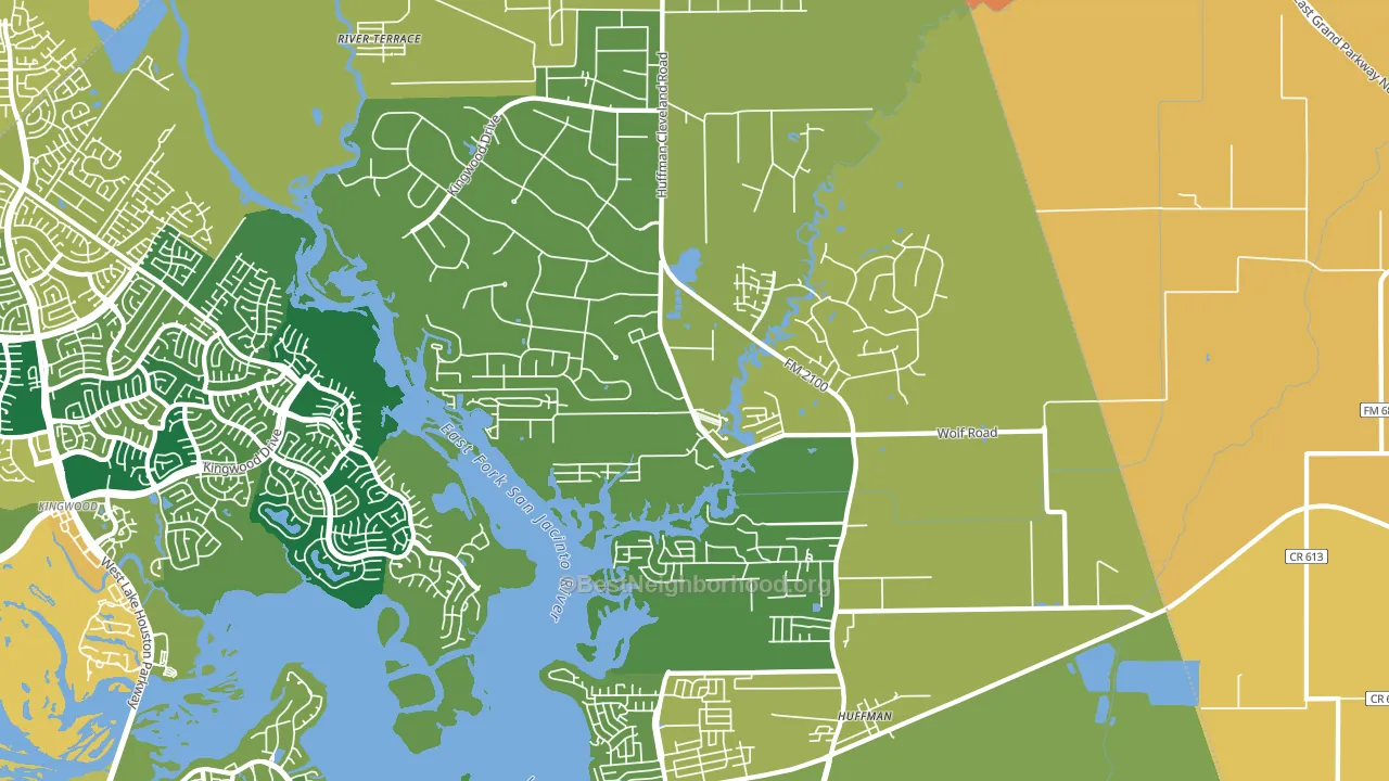 77336, TX block-group voter-turnout map