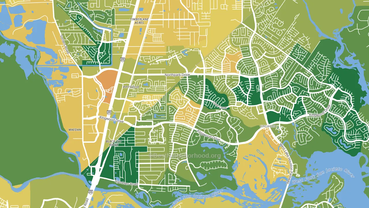 77339, TX block-group voter-turnout map
