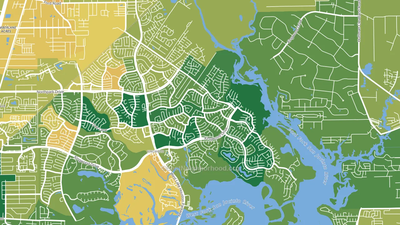 77345, TX block-group voter-turnout map