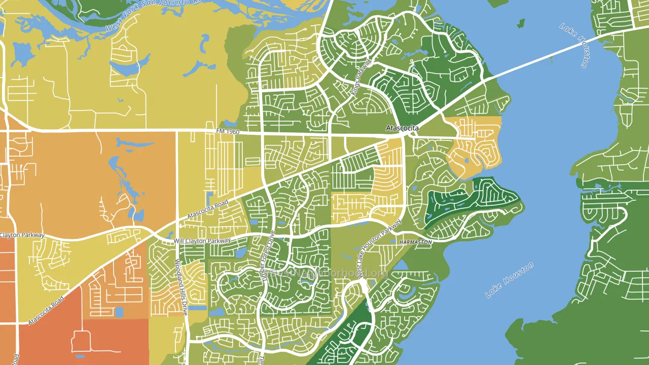 77346, TX block-group voter-turnout map