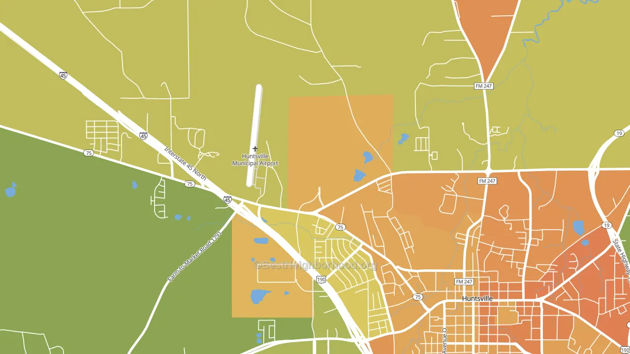 77349, TX block-group voter-turnout map