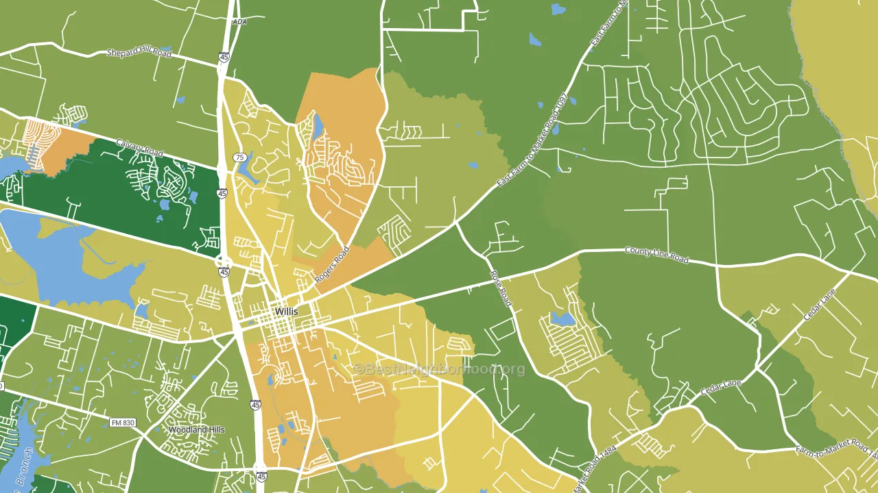 77378, TX block-group voter-turnout map