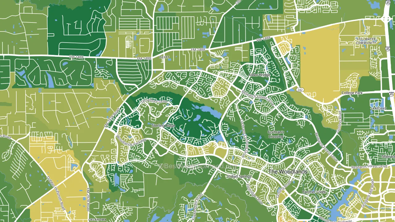 77382, TX block-group voter-turnout map