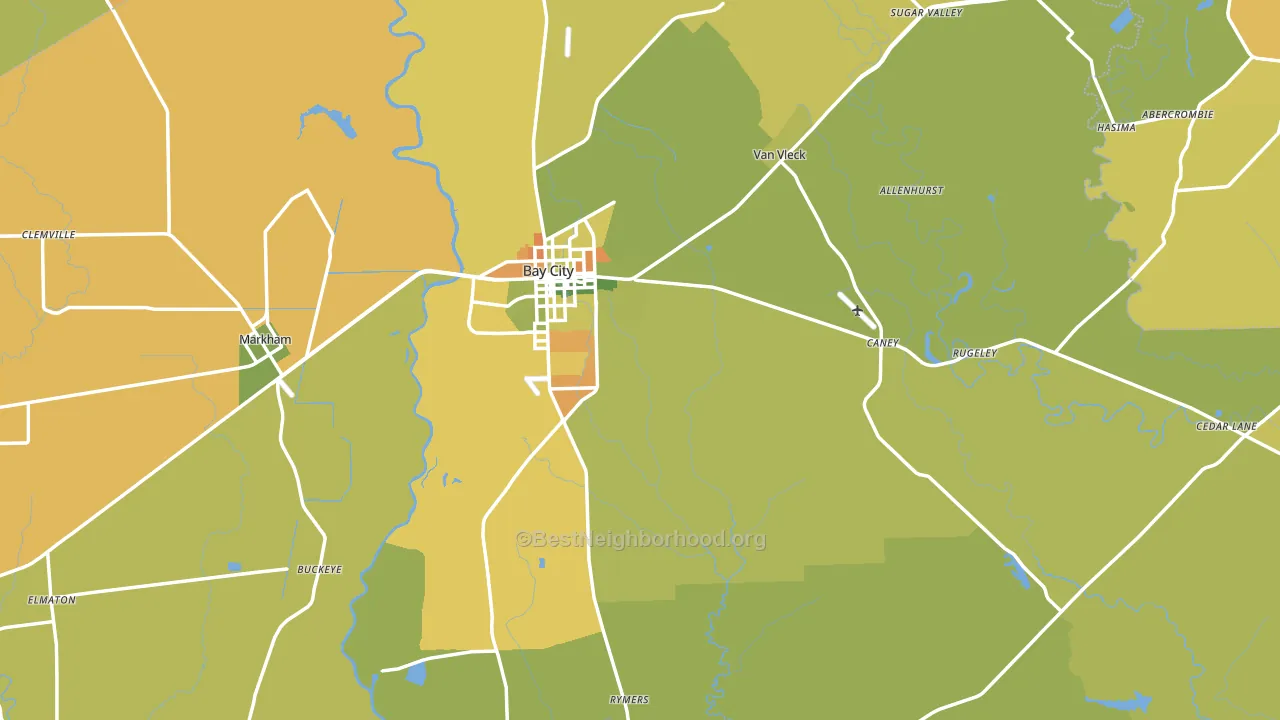 77414, TX block-group voter-turnout map