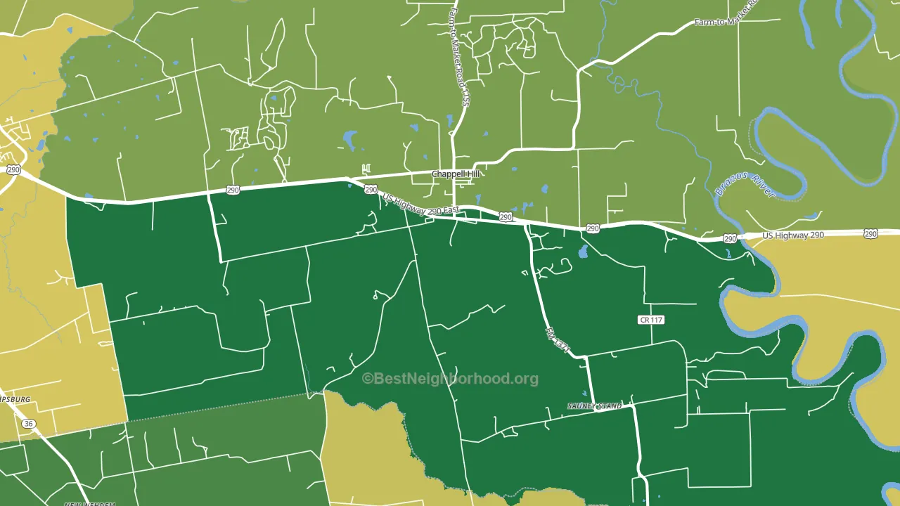 77426, TX block-group voter-turnout map