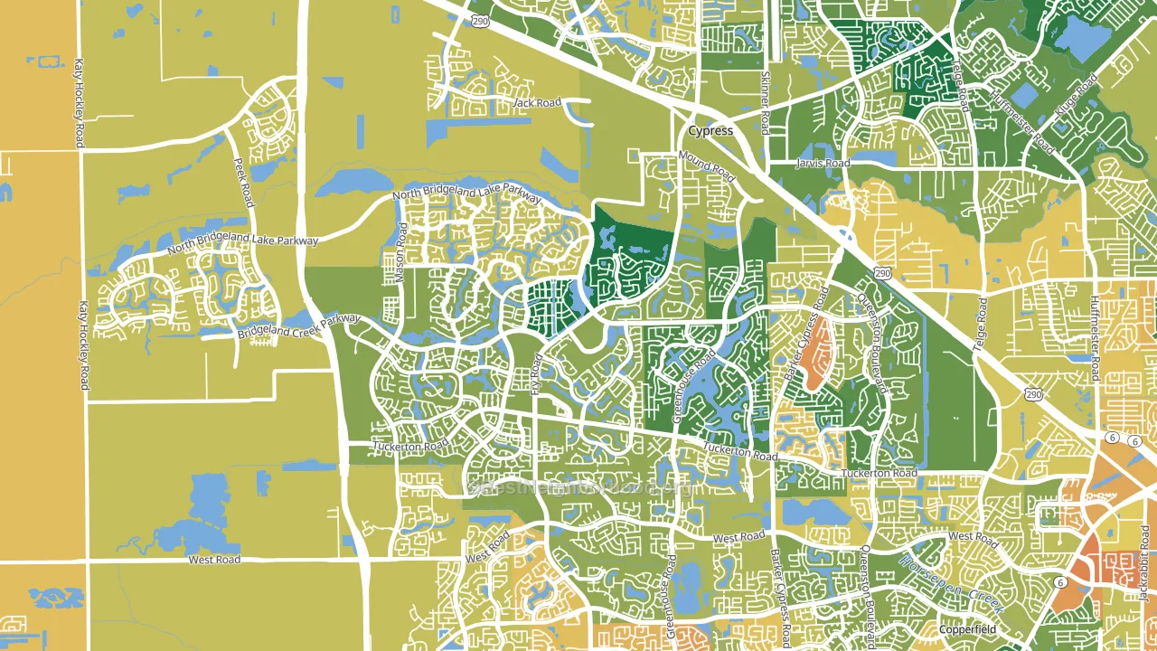 77433, TX block-group voter-turnout map