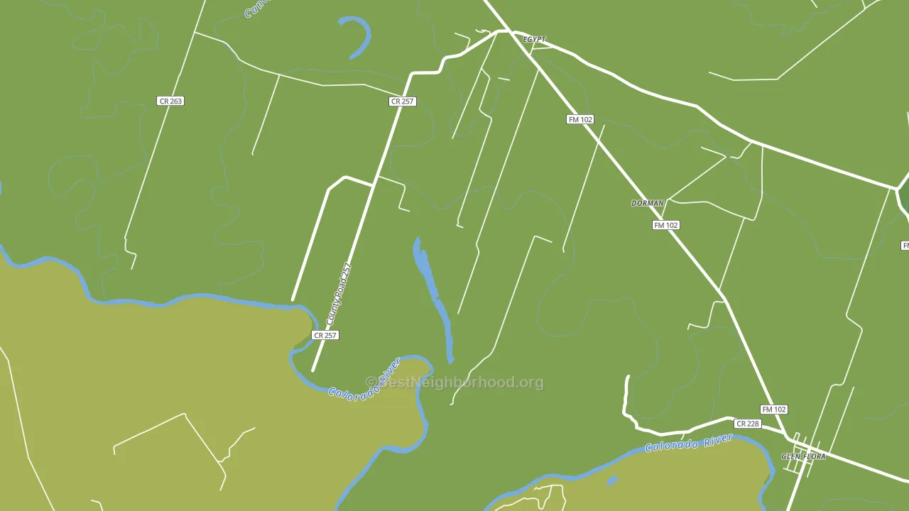 77436, TX block-group voter-turnout map