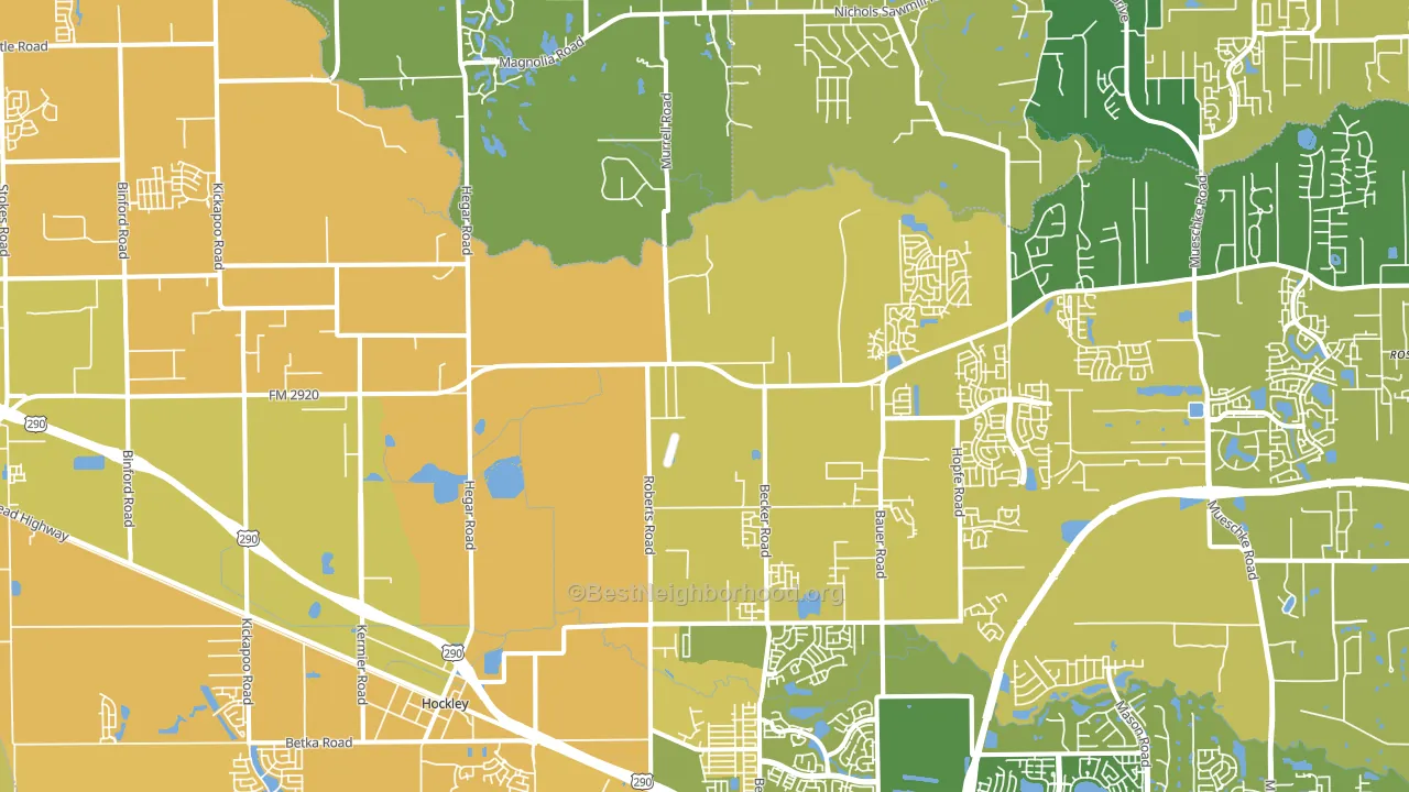 77447, TX block-group voter-turnout map