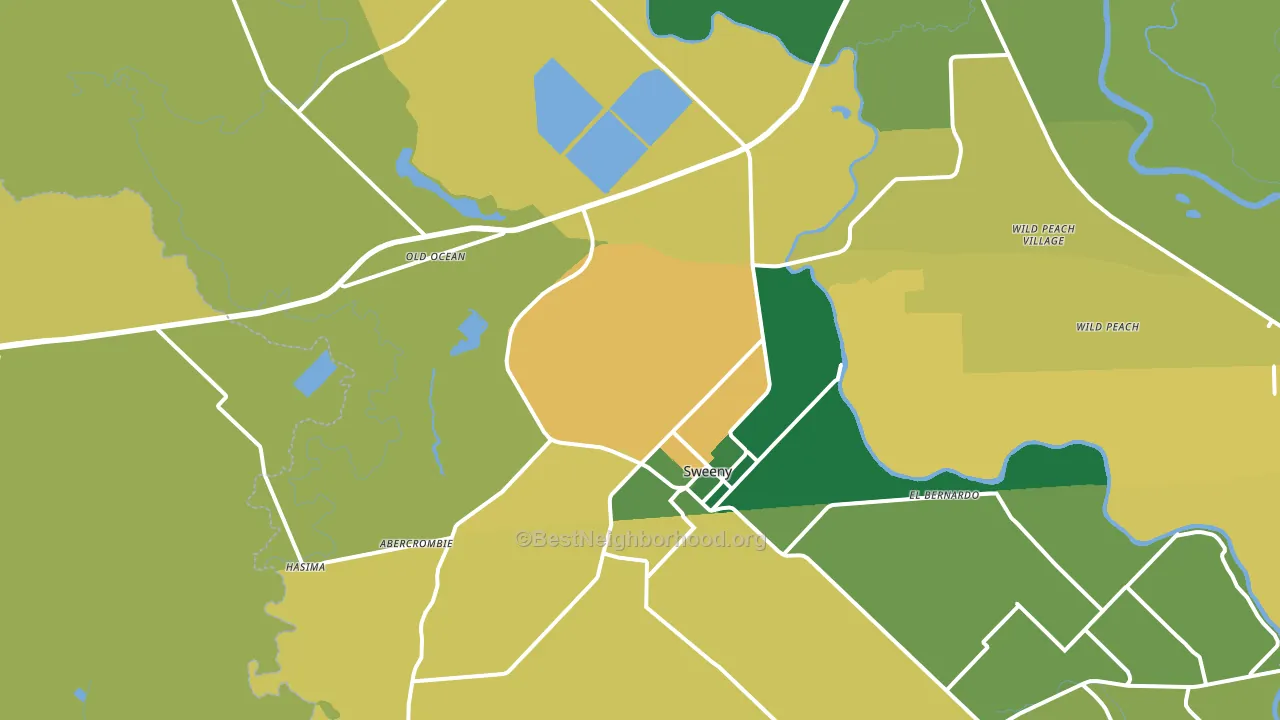 77480, TX block-group voter-turnout map