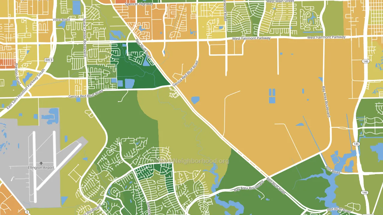 77507, TX block-group voter-turnout map