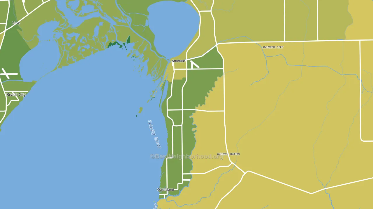 77514, TX block-group voter-turnout map