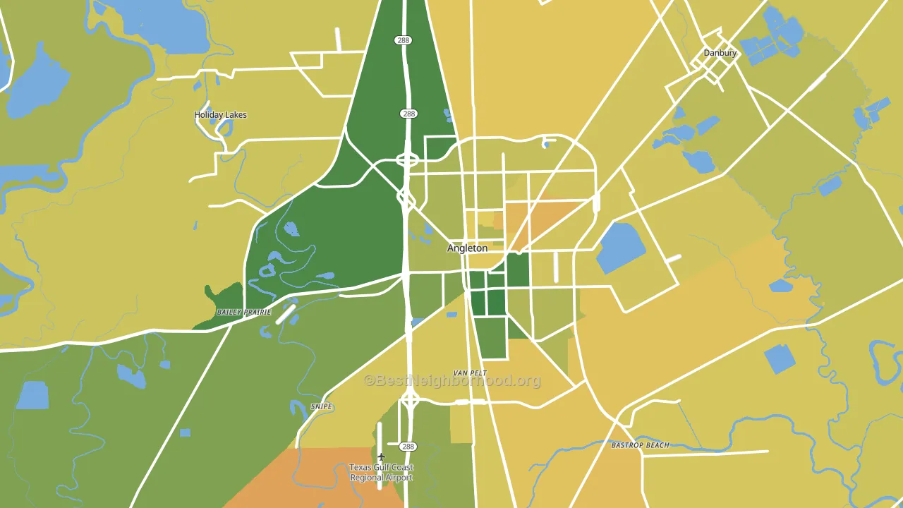 77515, TX block-group voter-turnout map