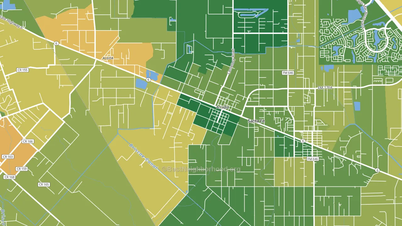 77517, TX block-group voter-turnout map