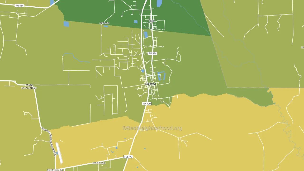 77533, TX block-group voter-turnout map