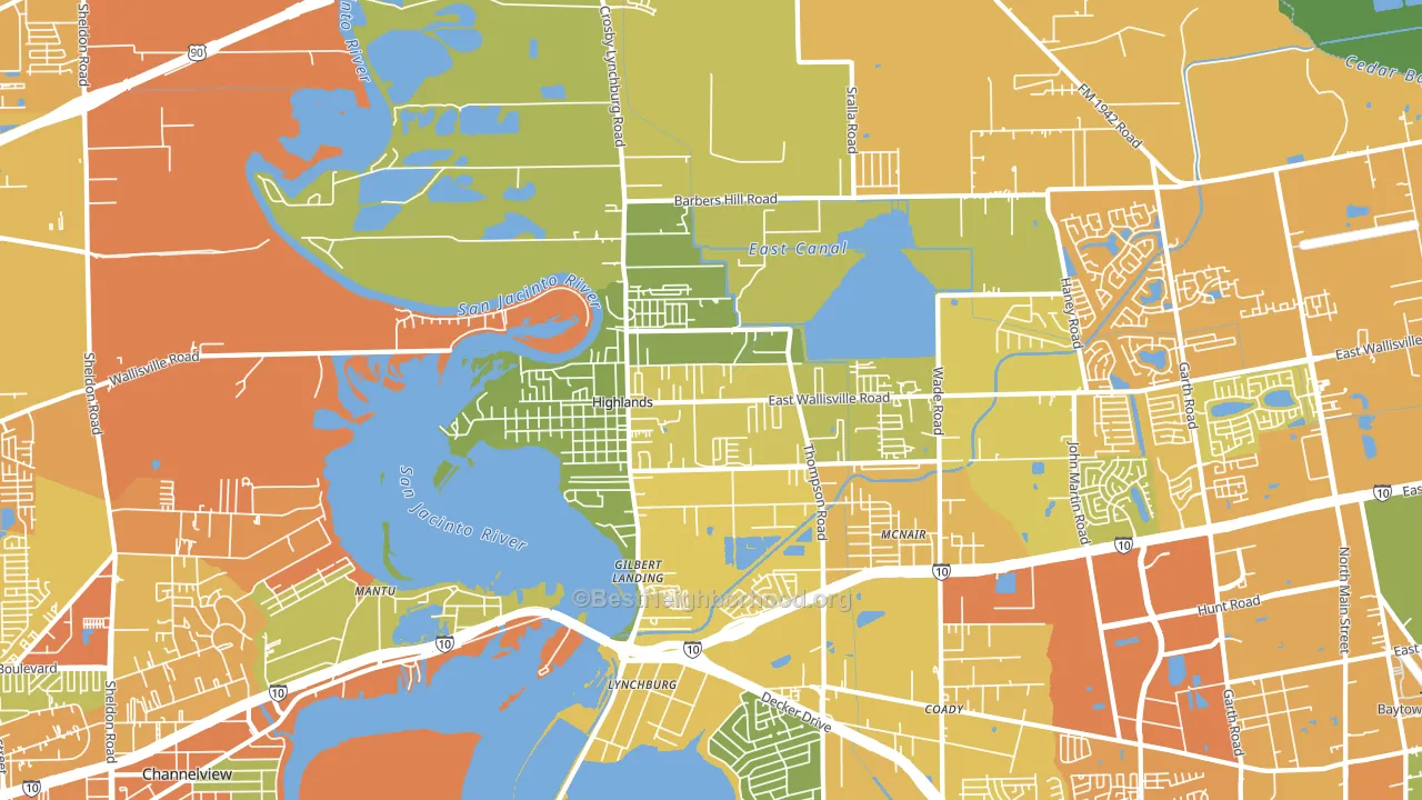 77562, TX block-group voter-turnout map
