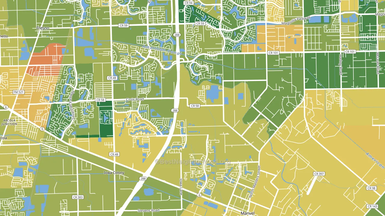 77578, TX block-group voter-turnout map