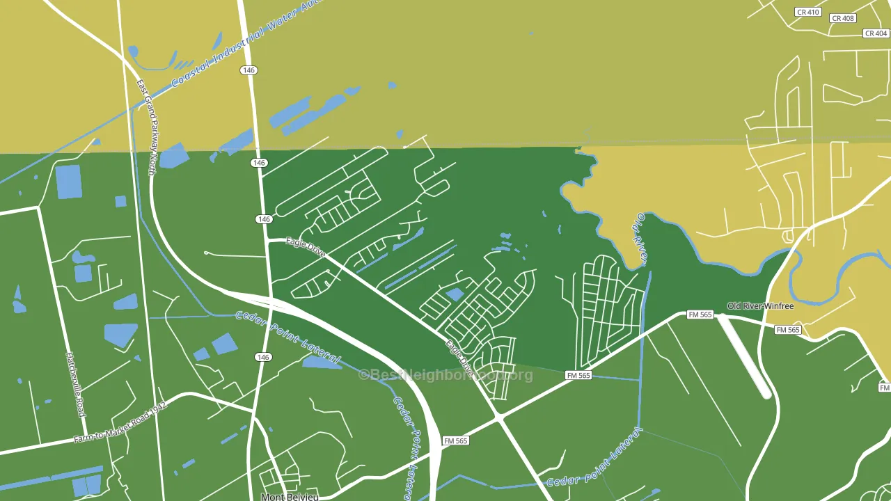 77580, TX block-group voter-turnout map
