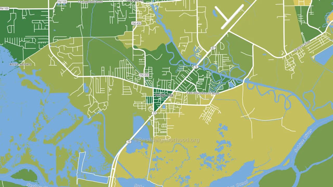77611, TX block-group voter-turnout map