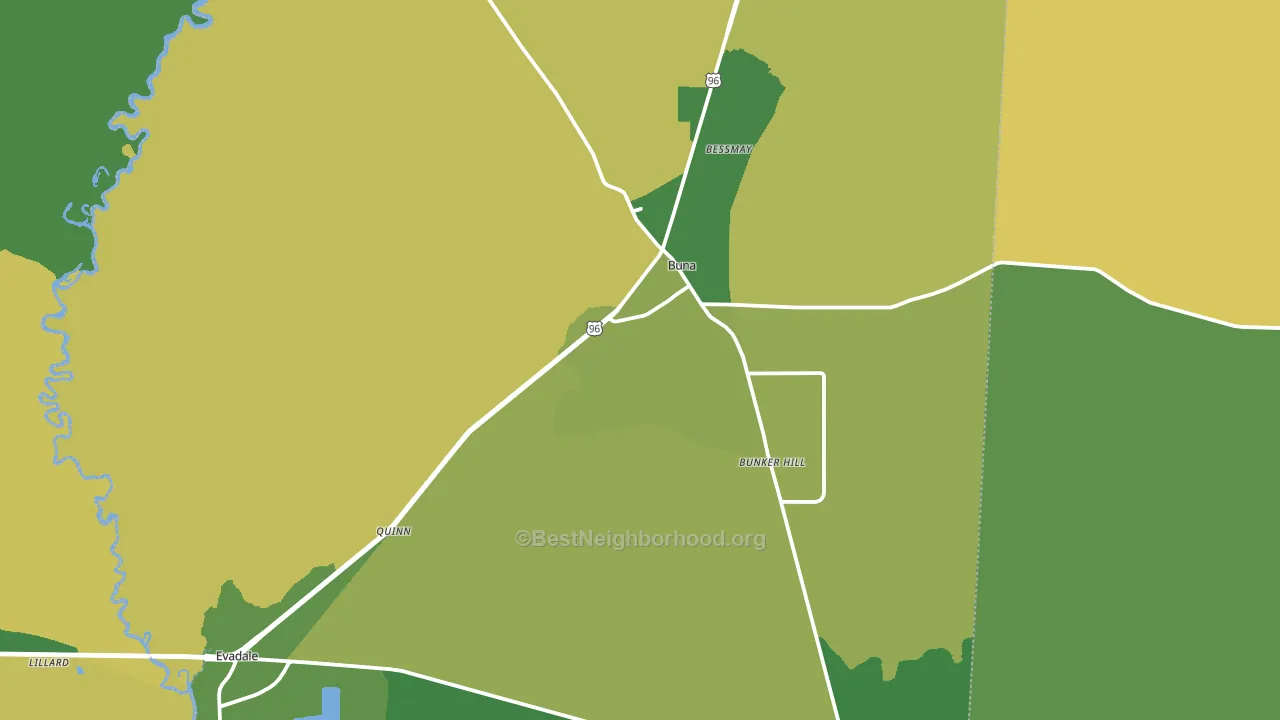 77612, TX block-group voter-turnout map