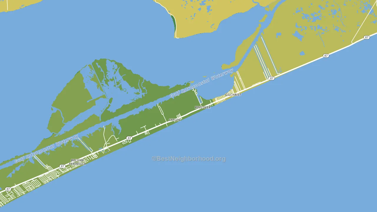 77617, TX block-group voter-turnout map