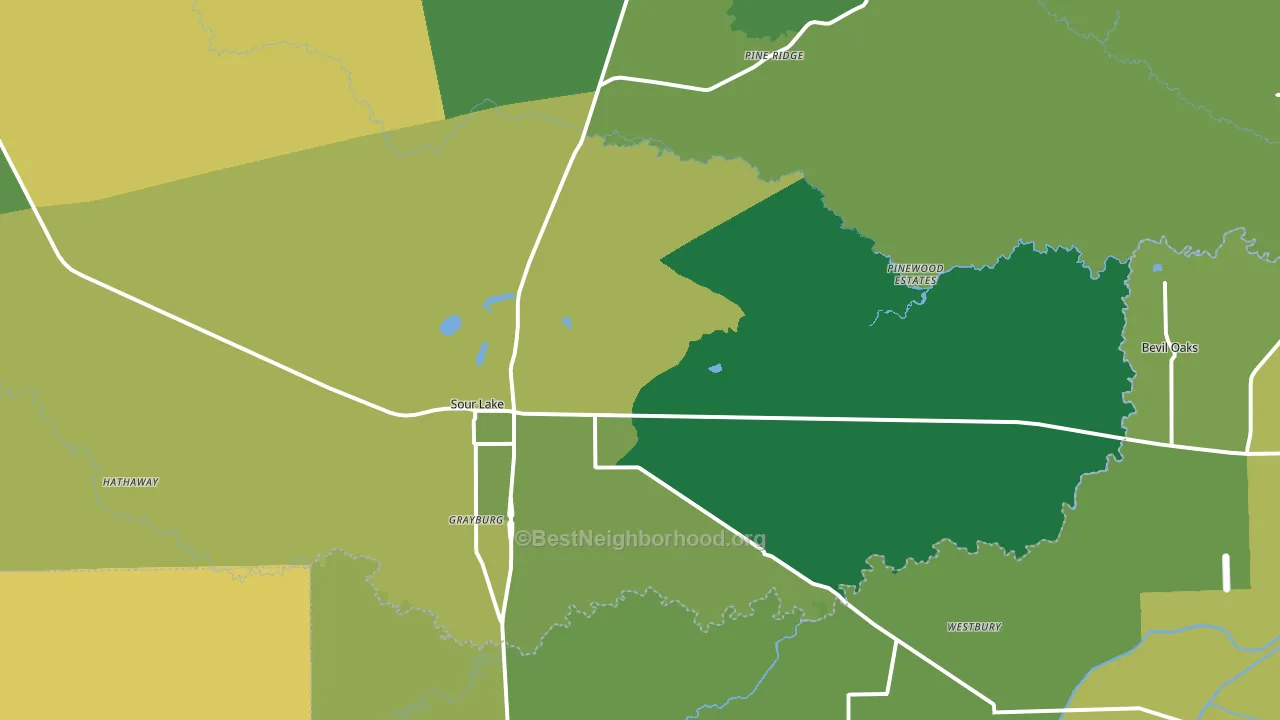 77659, TX block-group voter-turnout map