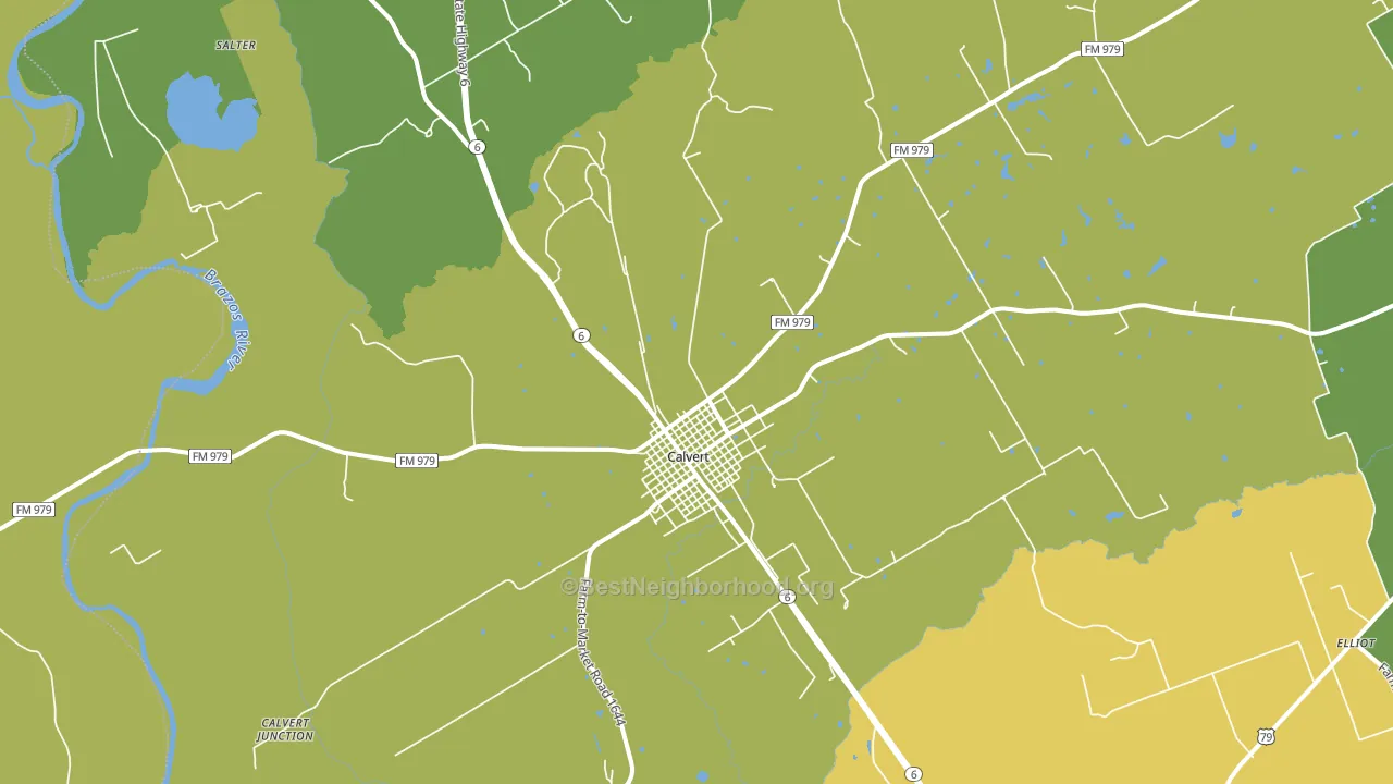 77837, TX block-group voter-turnout map