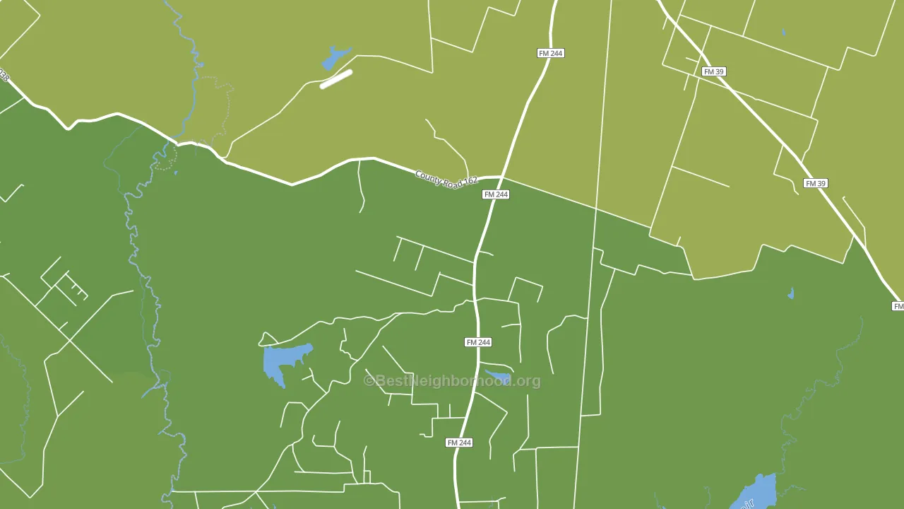 77861, TX block-group voter-turnout map