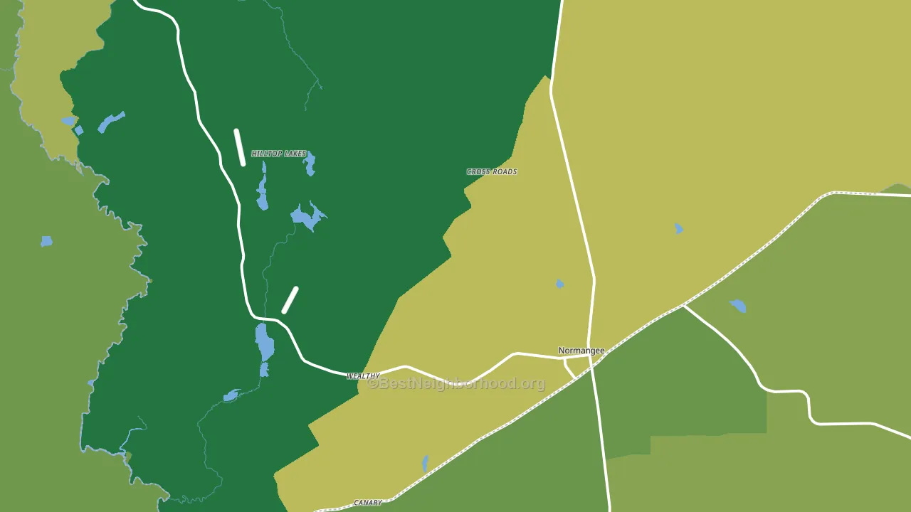 77871, TX block-group voter-turnout map