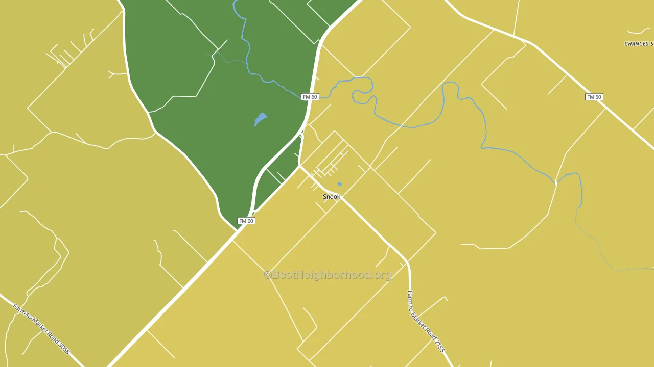 77878, TX block-group voter-turnout map