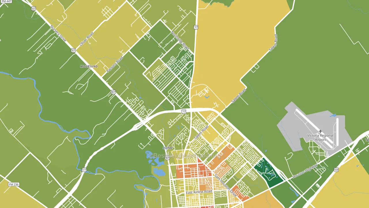 77904, TX block-group voter-turnout map