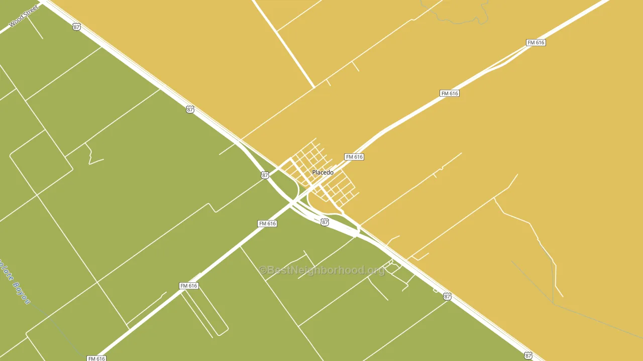 77977, TX block-group voter-turnout map