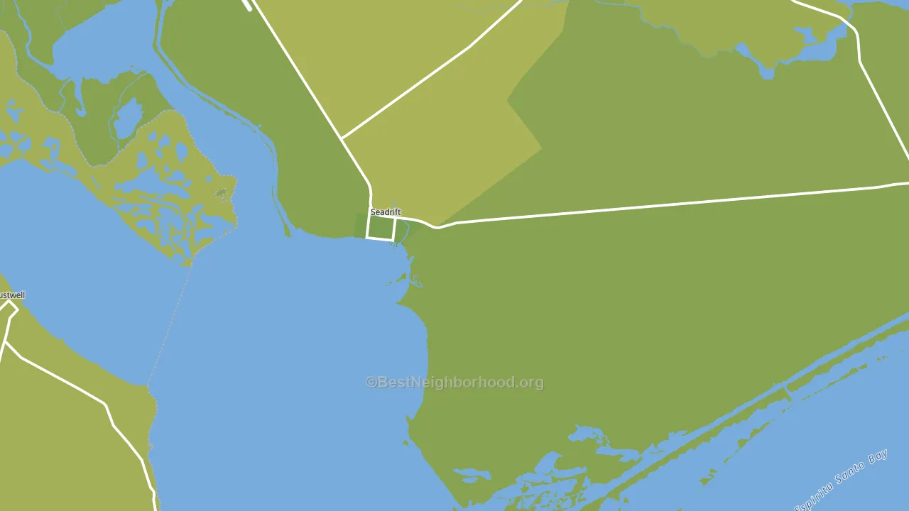 77983, TX block-group voter-turnout map