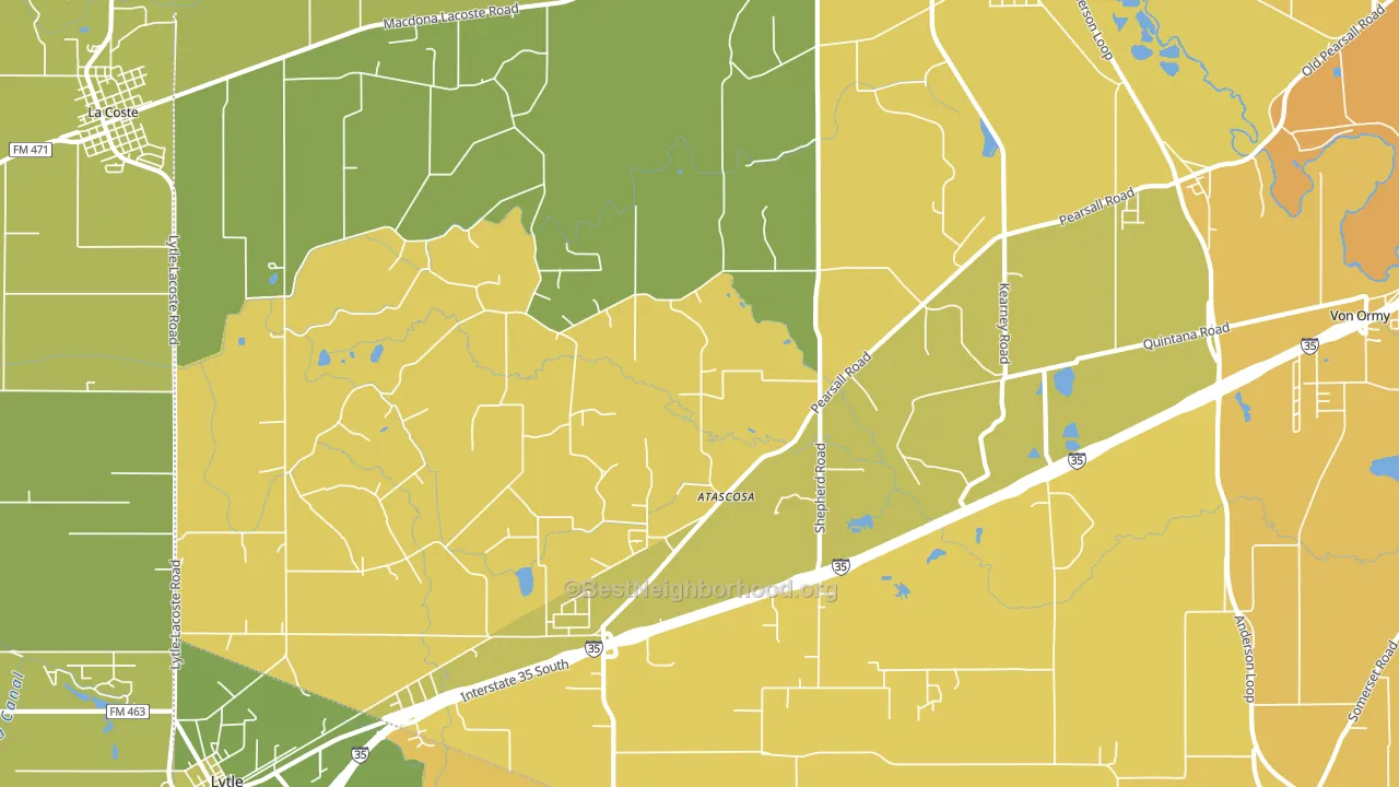 78002, TX block-group voter-turnout map