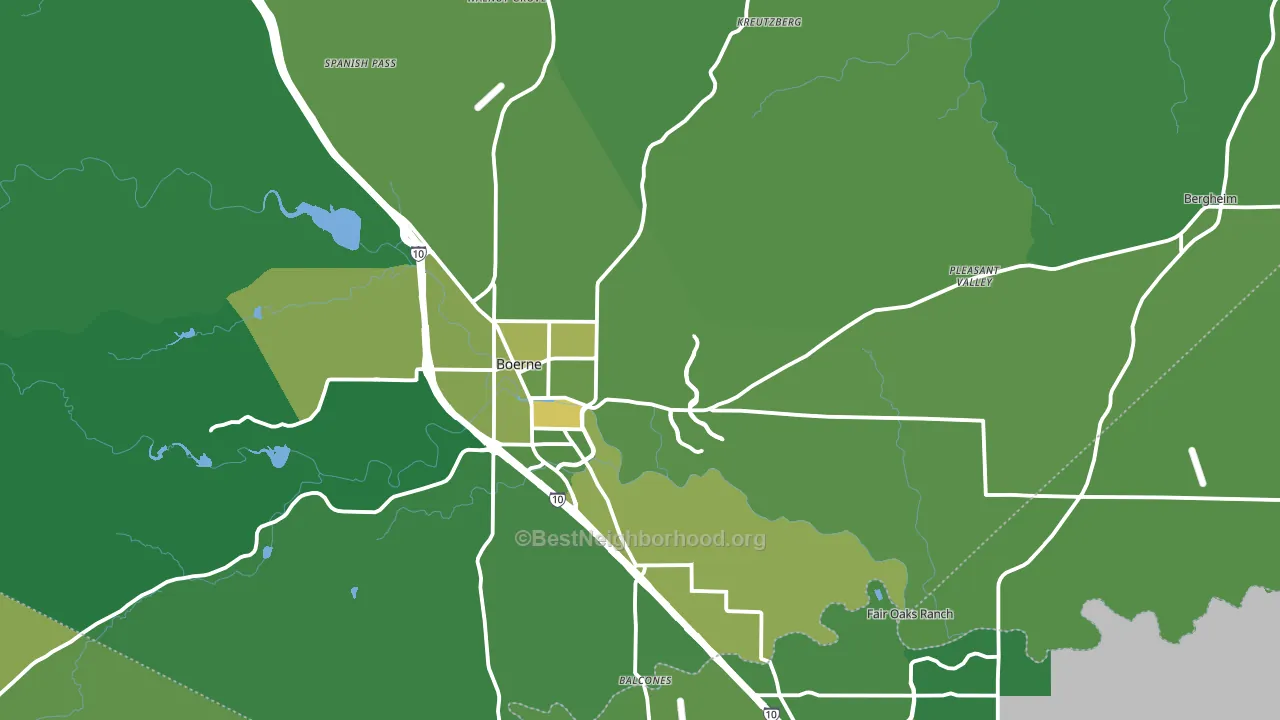78006, TX block-group voter-turnout map