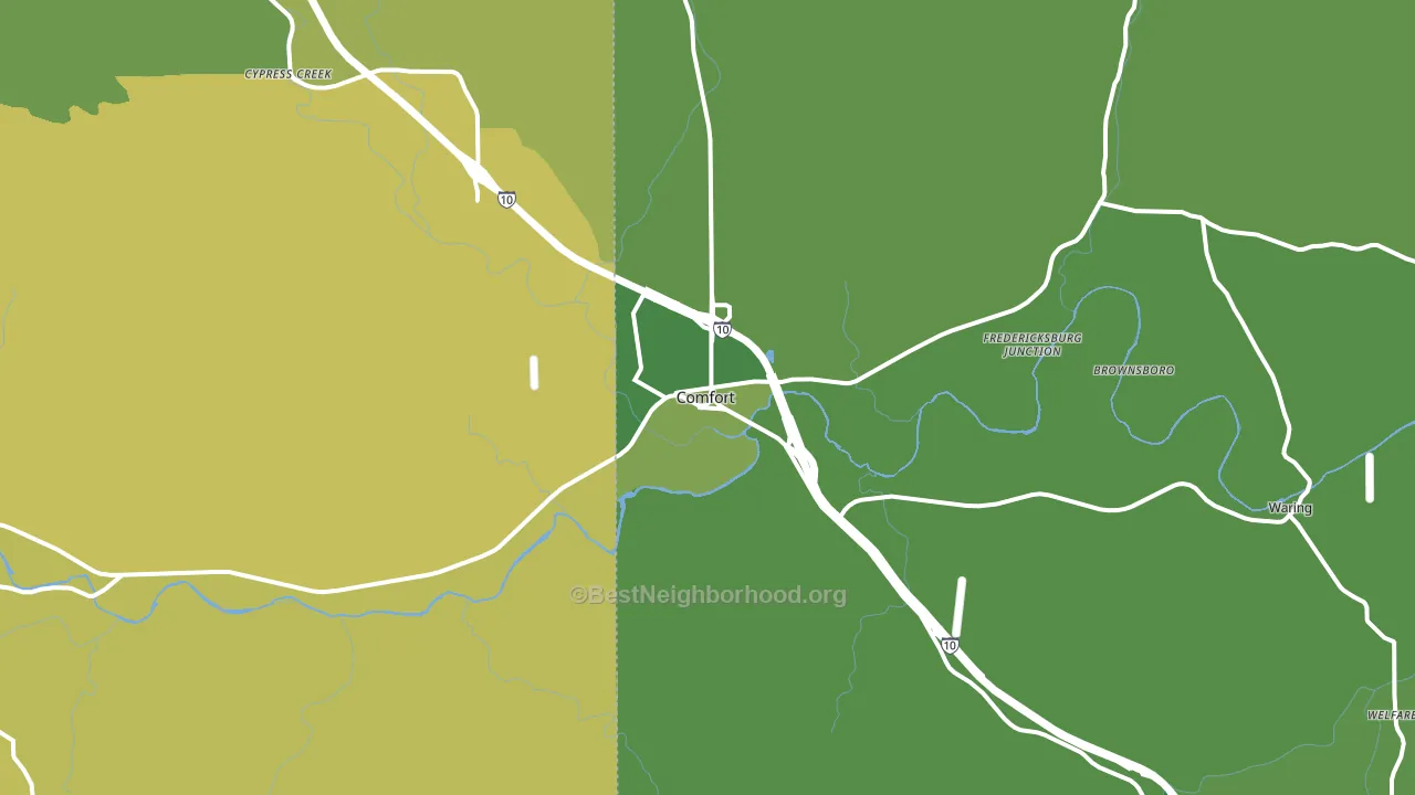 78013, TX block-group voter-turnout map