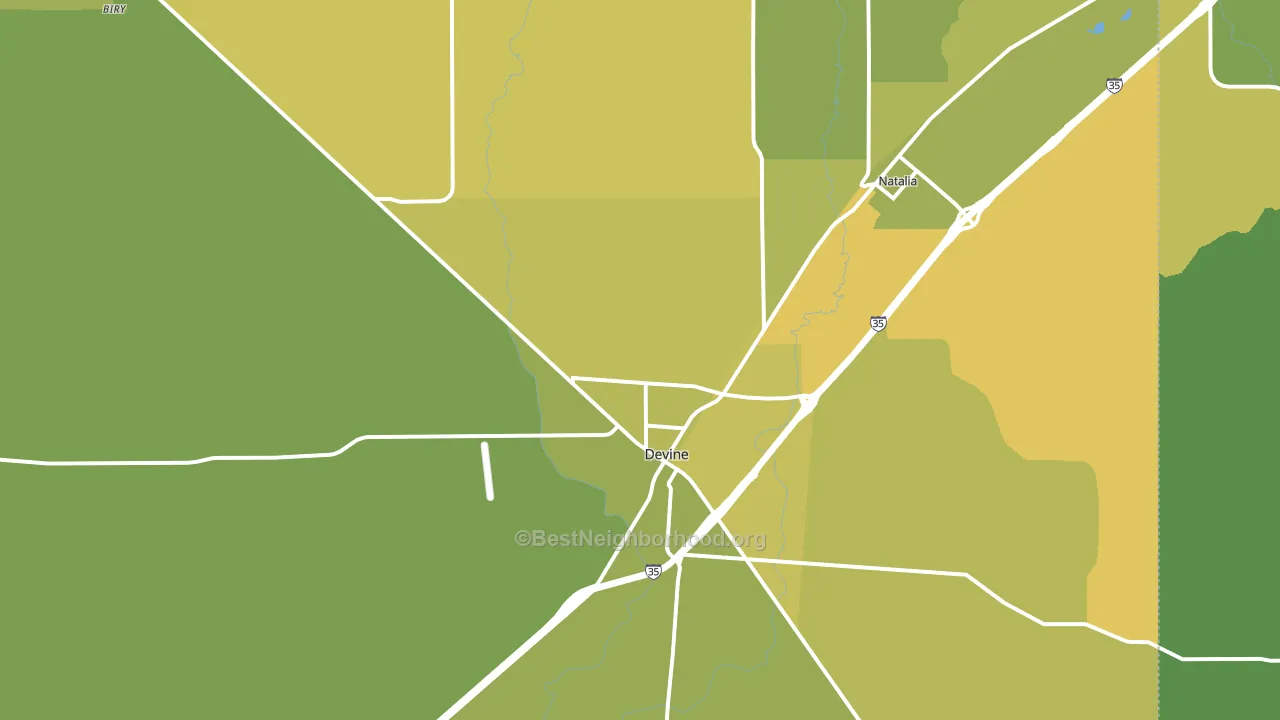 78016, TX block-group voter-turnout map