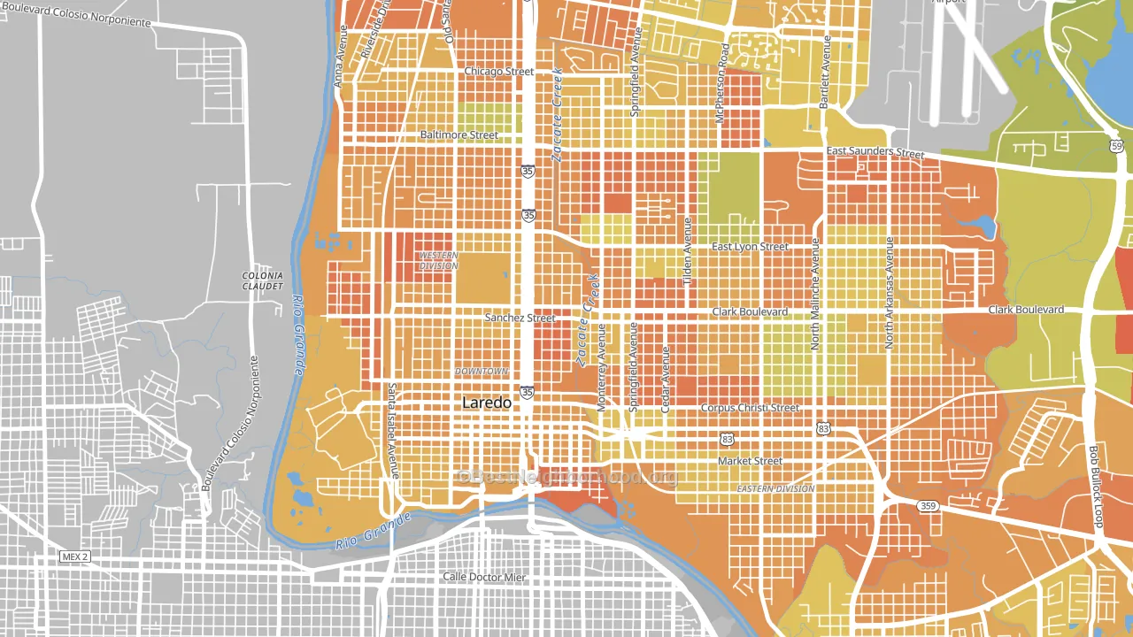 78040, TX block-group voter-turnout map