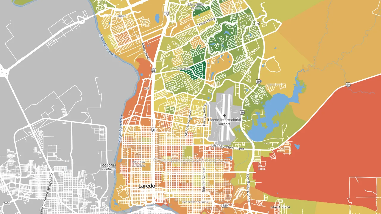 78041, TX block-group voter-turnout map