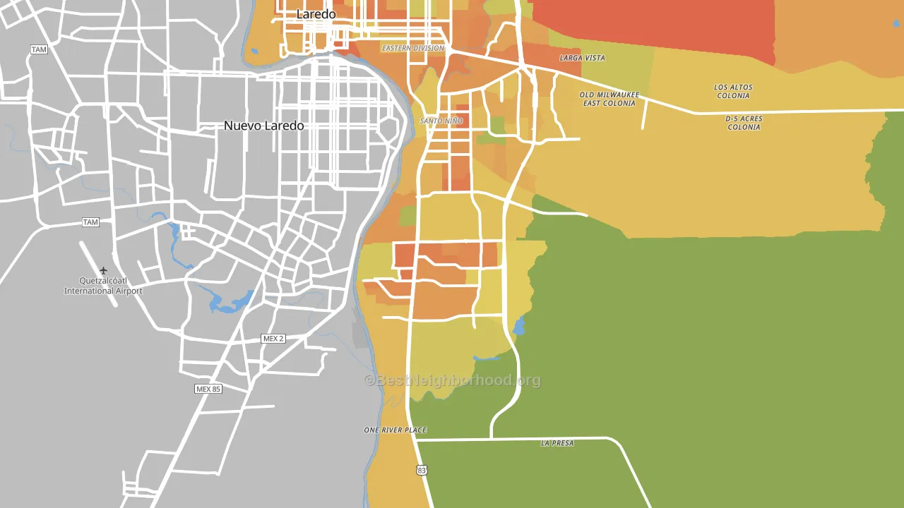78046, TX block-group voter-turnout map
