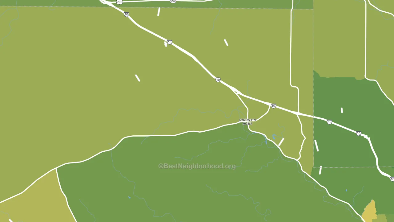 78058, TX block-group voter-turnout map
