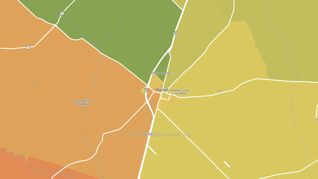 78061, TX block-group voter-turnout map